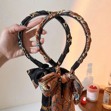 Afbeelding in Gallery-weergave laden, Retro hoofdband met lang lint
