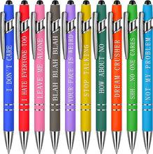 Afbeelding in Gallery-weergave laden, Funny Office Pennen (10 stuks / Zwarte Inkt)

