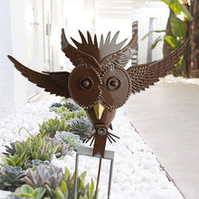 Afbeelding in Gallery-weergave laden, Buiten decoratie metalen uilen
