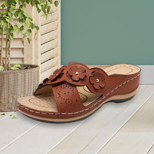 Afbeelding in Gallery-weergave laden, Sandalen met plateauzool in effen kleur
