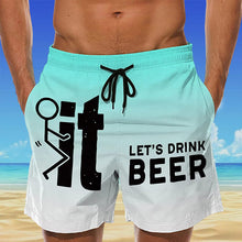 Afbeelding in Gallery-weergave laden, Hawaii-strandshort voor heren
