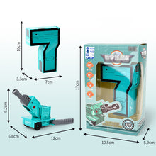Afbeelding in Gallery-weergave laden, Speelgoedvervorming Nummer Transform Robot
