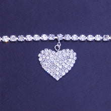 Afbeelding in Gallery-weergave laden, Mode Hart Strass Enkelbanden
