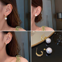 Afbeelding in Gallery-weergave laden, Elegante parel oorbellen
