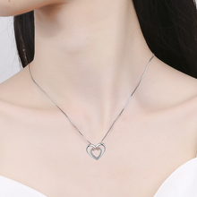 Afbeelding in Gallery-weergave laden, Twee harten Infinity ketting
