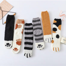 Afbeelding in Gallery-weergave laden, 😺🧦Dikke warme schattige kattenklauwvloersokken
