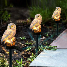 Afbeelding in Gallery-weergave laden, Solar uil vormige lichten outdoor tuin licht
