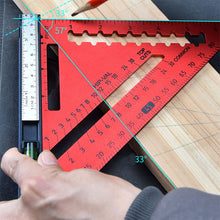 Afbeelding in Gallery-weergave laden, Detachable Adjustable Angle Woodworking Triangle Ruler
