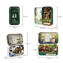 Afbeelding in Gallery-weergave laden, 3D miniatuur poppenhuis met licht doe-het-zelf speelgoed
