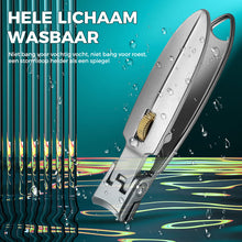 Afbeelding in Gallery-weergave laden, Stainless Steel Nail Clipper with Ring Lock
