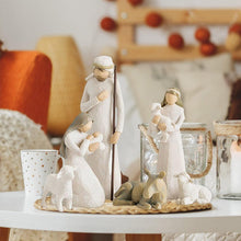 Afbeelding in Gallery-weergave laden, Willow Tree Nativity Figurines 6 PCs Resin Easter Ornament
