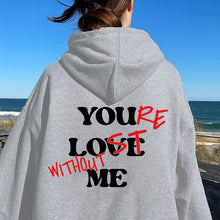 Afbeelding in Gallery-weergave laden, Effen sweatshirt met letterprint
