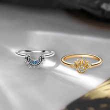 Afbeelding in Gallery-weergave laden, Celestial sun &amp; moon ring
