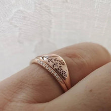 Afbeelding in Gallery-weergave laden, Unieke gouden lavender ring
