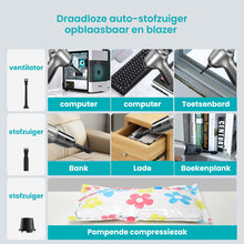 Afbeelding in Gallery-weergave laden, Saker Mini Handheld Cordless Vacuum Cleaner
