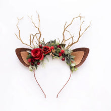 Afbeelding in Gallery-weergave laden, Rendier hoofdband-kerst rendier gewei
