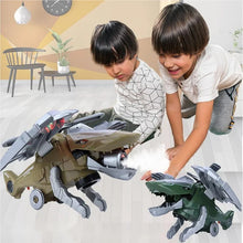 Afbeelding in Gallery-weergave laden, LED Transforming Dinosaur Helicopter Toy
