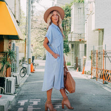 Afbeelding in Gallery-weergave laden, Maxi-jurk met split
