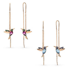 Afbeelding in Gallery-weergave laden, Elegante dames kolibrie oorbellen
