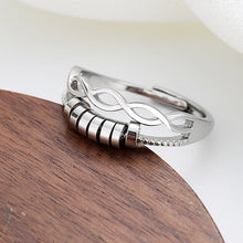 Afbeelding in Gallery-weergave laden, Verdrijf je angst Infinity Fidget Ring
