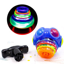 Afbeelding in Gallery-weergave laden, Muziek Knipperende Spinners Speelgoed met Launcher
