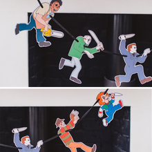 Afbeelding in Gallery-weergave laden, Halloween Santa Carla Vampieren Garland Horror Decoratie
