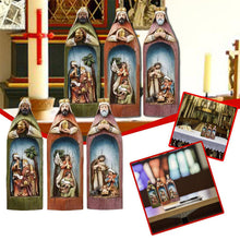 Afbeelding in Gallery-weergave laden, Kerststal met drie wijzen
