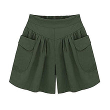 Afbeelding in Gallery-weergave laden, Losse, zachte katoenen broek met wijde pijpen en zakken
