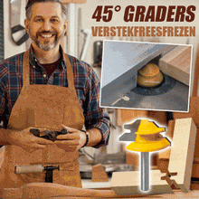 Afbeelding in Gallery-weergave laden, Domom 45 graden verstekfreesfrezen

