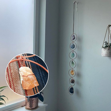 Afbeelding in Gallery-weergave laden, Raw Crystal 7 Chakra Gemstone Wall Decor
