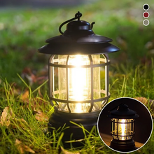 Afbeelding in Gallery-weergave laden, Draagbare retro-kampeer lamp
