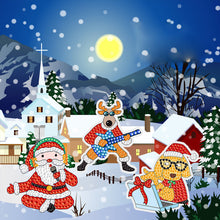 Afbeelding in Gallery-weergave laden, Kerst diamant schilderij sticker kit
