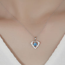 Afbeelding in Gallery-weergave laden, Glittrande Zirconia Heart Halsband
