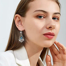 Afbeelding in Gallery-weergave laden, Square Rhombus Hoop Earrings for Women
