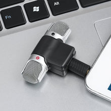 Afbeelding in Gallery-weergave laden, Mini draagbare digitale stereo microfoon recorder
