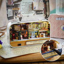 Afbeelding in Gallery-weergave laden, 3D miniatuur poppenhuis met licht doe-het-zelf speelgoed
