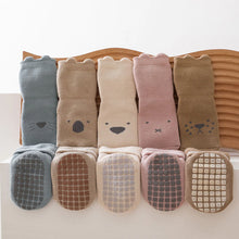 Afbeelding in Gallery-weergave laden, Warme sokken voor schattige baby's met antislipkussen
