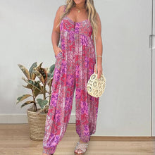 Afbeelding in Gallery-weergave laden, Bedrukte losse hemdjumpsuit
