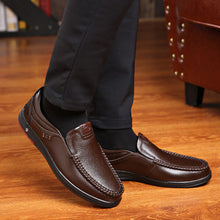 Afbeelding in Gallery-weergave laden, Loafers van echt leer met zachte binnenzool voor heren
