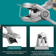 Afbeelding in Gallery-weergave laden, Stainless Steel Nail Clipper with Ring Lock

