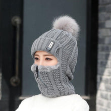Afbeelding in Gallery-weergave laden, Winter Siamese Windvaste Muts
