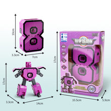 Afbeelding in Gallery-weergave laden, Speelgoedvervorming Nummer Transform Robot

