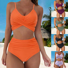 Afbeelding in Gallery-weergave laden, Bikini met kruislingse print

