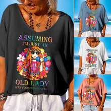 Afbeelding in Gallery-weergave laden, T-shirt met V-hals en print voor meisjes
