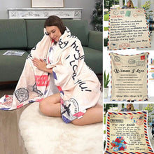 Afbeelding in Gallery-weergave laden, Bedrukte flanellen envelop deken
