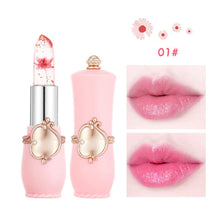 Afbeelding in Gallery-weergave laden, Crystal Jelly Bloem Kleur Veranderende Lippenstift
