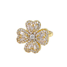 Afbeelding in Gallery-weergave laden, Clover Spinning Ring
