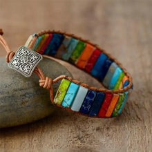 Afbeelding in Gallery-weergave laden, Kleurrijke keizerssteen armband

