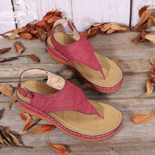 Afbeelding in Gallery-weergave laden, Effen zomersandalen met gesp
