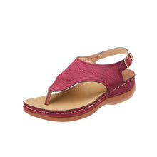 Afbeelding in Gallery-weergave laden, Effen zomersandalen met gesp
